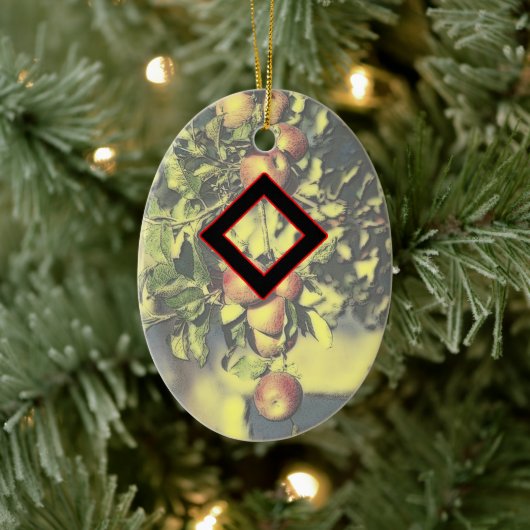 Ingwaz Viking Rune Yule Ornament - Hero! (Boom)