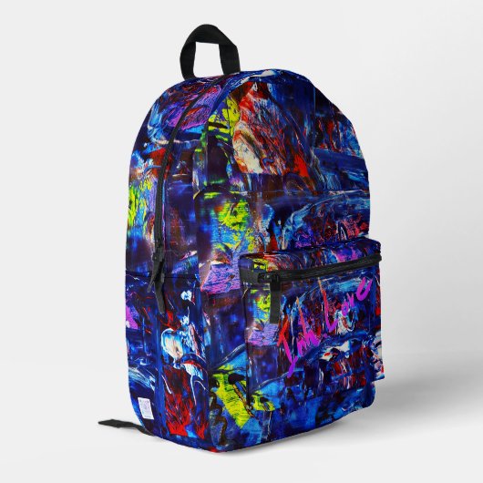 Inh. Love 3. Bedrukte Rugzak (Achterkant Hoek Links)