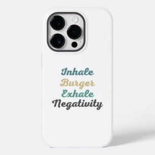 Inhale Burger Exhale Negatitive Phone Case