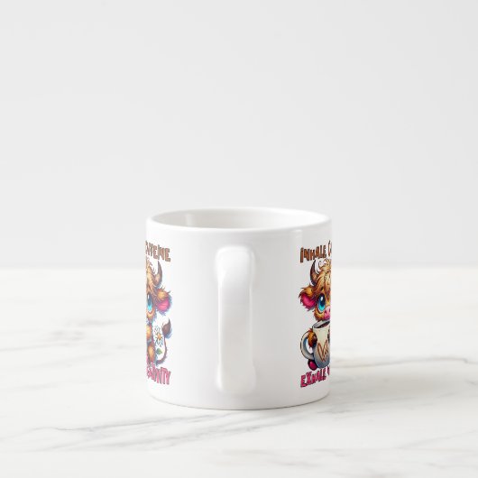 Inhale Caffeine Exhale Negativity Espresso Kop (Achterkant)