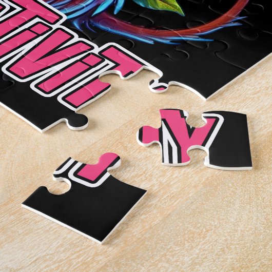 Inhale Caffeine Exhale Negativity Legpuzzel (Zijkant)