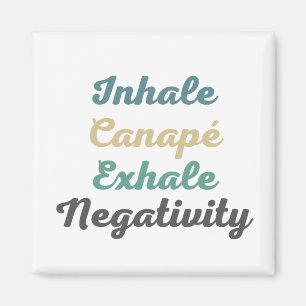 Inhale Canapé Exhale Negativiteitsnetten Magneet