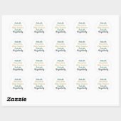 Inhale Chocolate Chip Cookies Exhale Negativiteit Ronde Sticker (Vel)