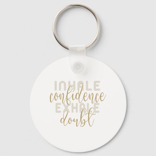Inhale confidence sleutelhanger (Voorkant)