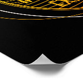 Inhale Courage Exhale Angst Motivatie prijsopgave Poster (Hoek)