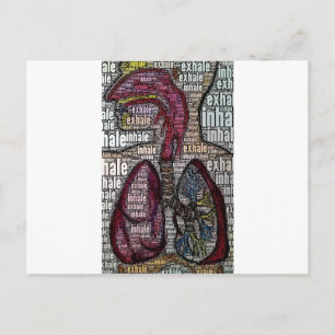 Inhale exhale briefkaart