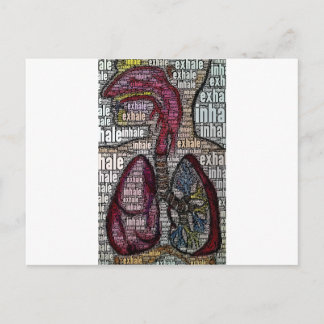 Inhale exhale briefkaart