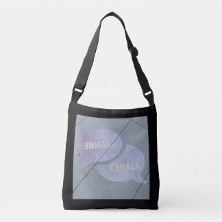 Inhale-Exhale Cross Body Canvas tas