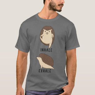 Inhale Exhale Hedgel Yoga T-shirt