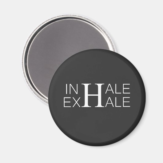 Inhale exhale magneet (Voorkant / Achterkant)
