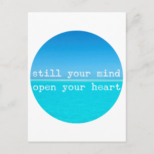 Inhale Exhale Relaxing Meditational Quote Briefkaart