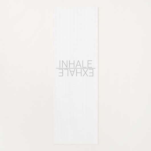 Inhale Exhale Yoga Mat (Voorkant)