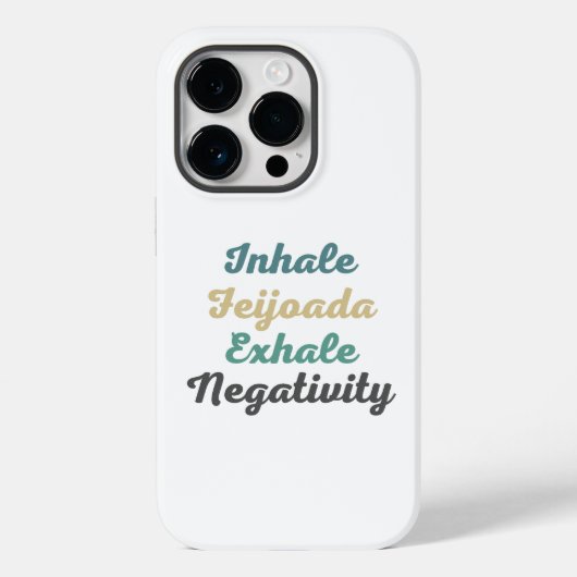 Inhale Feijoada Exhale Negatitive Phone Case (Achterkant)