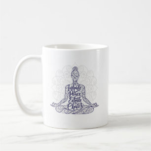 Inhale Peace Yoga Mug