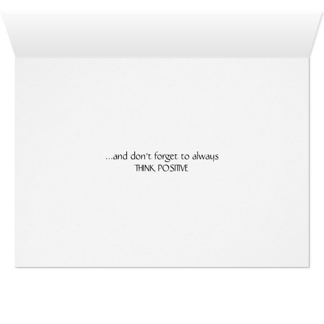 Inhale. Uitgraven. Herhaal. Positief denken (Binenzijde Horizontaal (Onderkant))