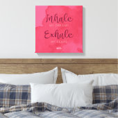 "Inhaleer mijn dromen" - gestrekt canvas (Insitu (Slaapkamer))