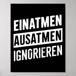 Inhaleren Uitademen Negeren - Hoe overleef ik Stic Poster