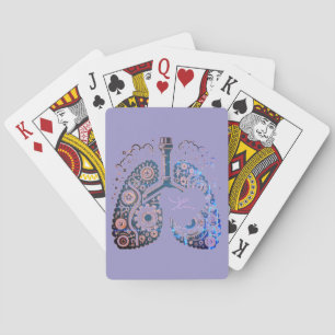 Inhalo uit het hart pokerkaarten