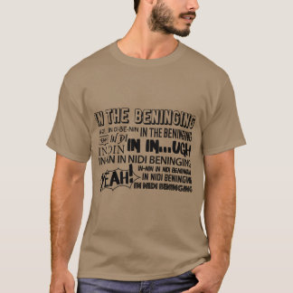 INHE BENINGING BEGINNING retro friends T-shirt