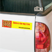 inheems amerikaans bumpersticker (Op Truck)