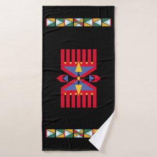 inheems amerikaans - indiaans traditioneel textiel badhanddoek
