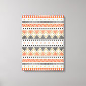 Inheems Amerikaans Indiaas Zuidwest Patroon Canvas Afdruk (Voorkant)