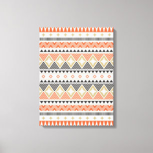 Inheems Amerikaans Indiaas Zuidwest Patroon Canvas Afdruk