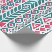 Inheems Amerikaans kerstpapier Cadeaupapier (Hoek)