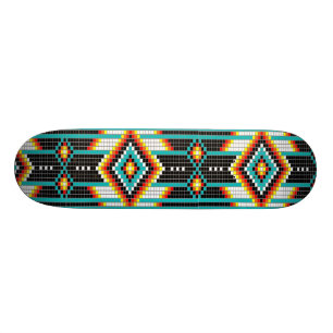 Inheems-Amerikaans ontwerp skateboard