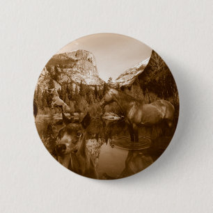inheems amerikaans ronde button 5,7 cm