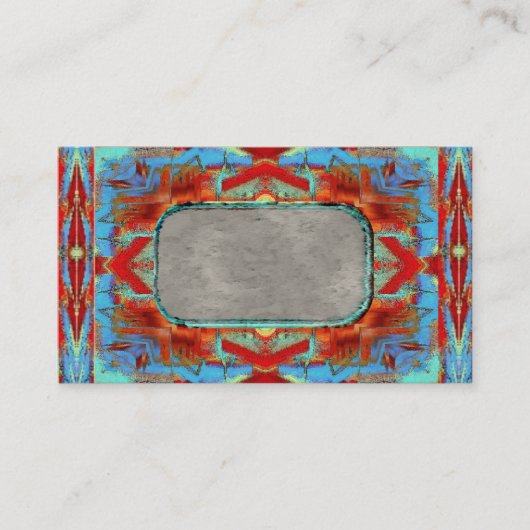 inheems amerikaans visitekaartje (Voorkant)