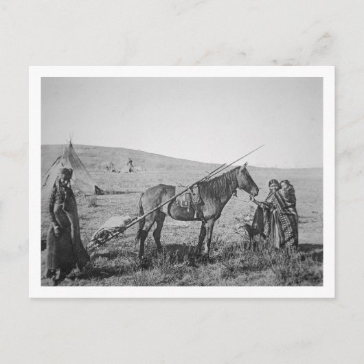 Inheems Amerikaans volk van Western Canada, c.1 Briefkaart (Voorkant)