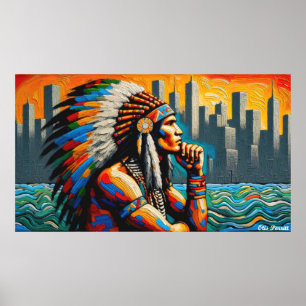 INHEEMS ERFGOED MAAND-KRIJGERS 22 POSTER