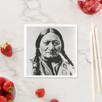 Inheemse Amerikaan: Lakota Zittende Stier Fort Buf