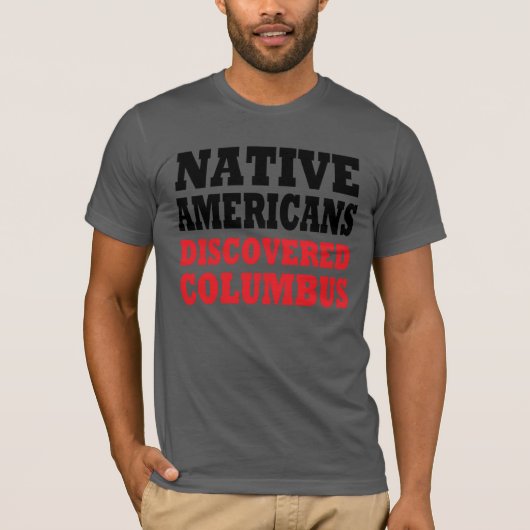 Inheemse Amerikaan. T-shirt (Voorkant)