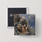 Inheemse Amerikaanse Iconen: Apache Krijgers, Amer Vierkante Button 5,1 Cm (Voorkant /achterkant)