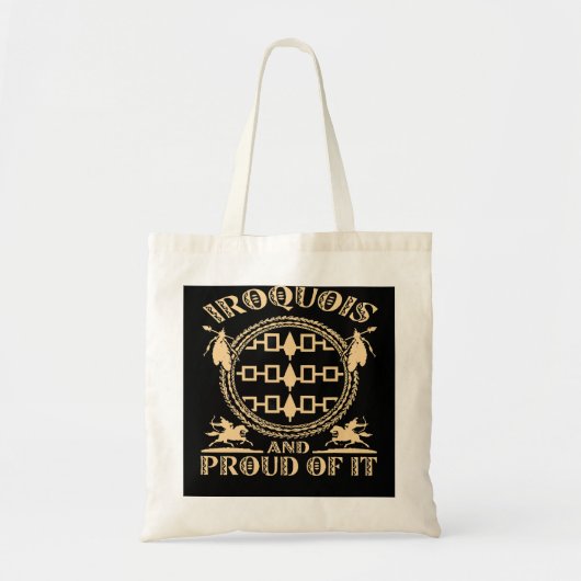 Inheemse Amerikaanse inheemse Iroquois Proud Tote Bag (Voorkant)