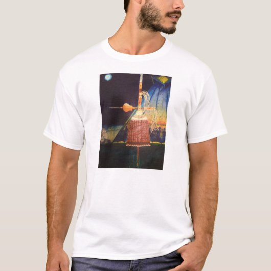 Inheemse Amerikaanse kerk. T-shirt (Voorkant)