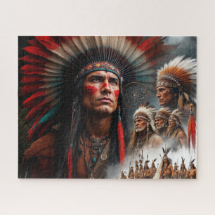 Inheemse Amerikaanse Mannen Legpuzzel