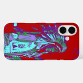 Inheemse Amerikaanse Pop Art Case-Mate iPhone Case (Achterkant (horizontaal))