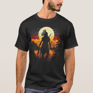 Inheemse Amerikaanse stammencultuur Heilige Sioux T-shirt