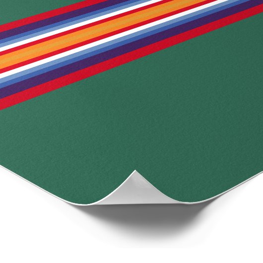 inheemse amerikaanse traditionele amerikaanse text poster (Hoek)