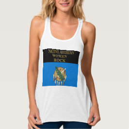 INHEEMSE AMERIKAANSE VROUWEN ROCK TANKTOP