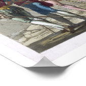 Inheemse Amerikaanse weduwen benaderen hun hoofd v Poster (Hoek)