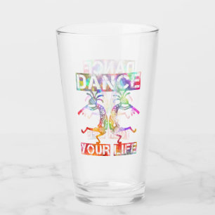 Inheemse Amerikanen Kokopelli - Dance Your Life 3 Glas