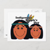 Inheemse Dag van de Mensen Briefkaart (Voorkant / Achterkant)