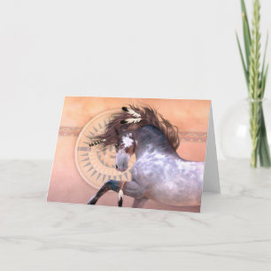 Inheemse geest in briefkaart
