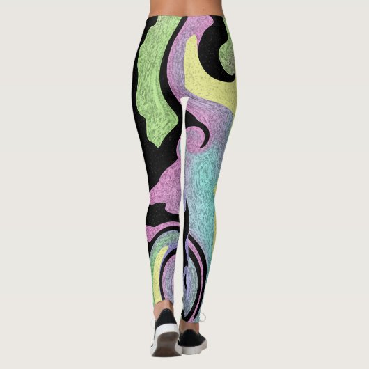 Inheemse geïnspireerde Leggings (Achterkant)