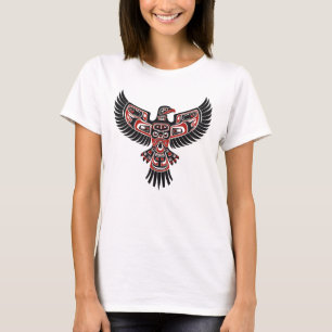 Inheemse Haida in het noordwesten van de Stille Oc T-shirt