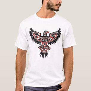 Inheemse Haida in het noordwesten van de Stille Oc T-shirt